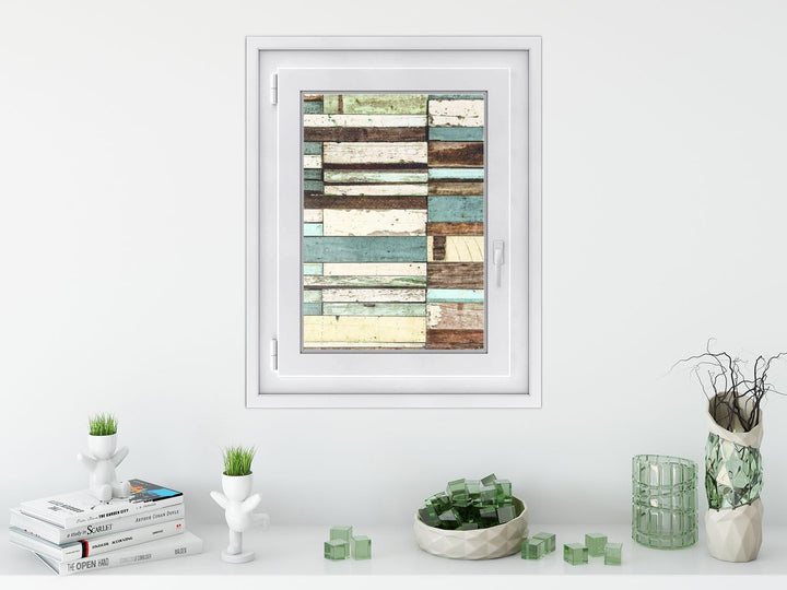 Fensterfolie Sichtschutz I Hochwertige Klebefolie für Fenster - Sticker I Deko Folie für Küche, Bad,