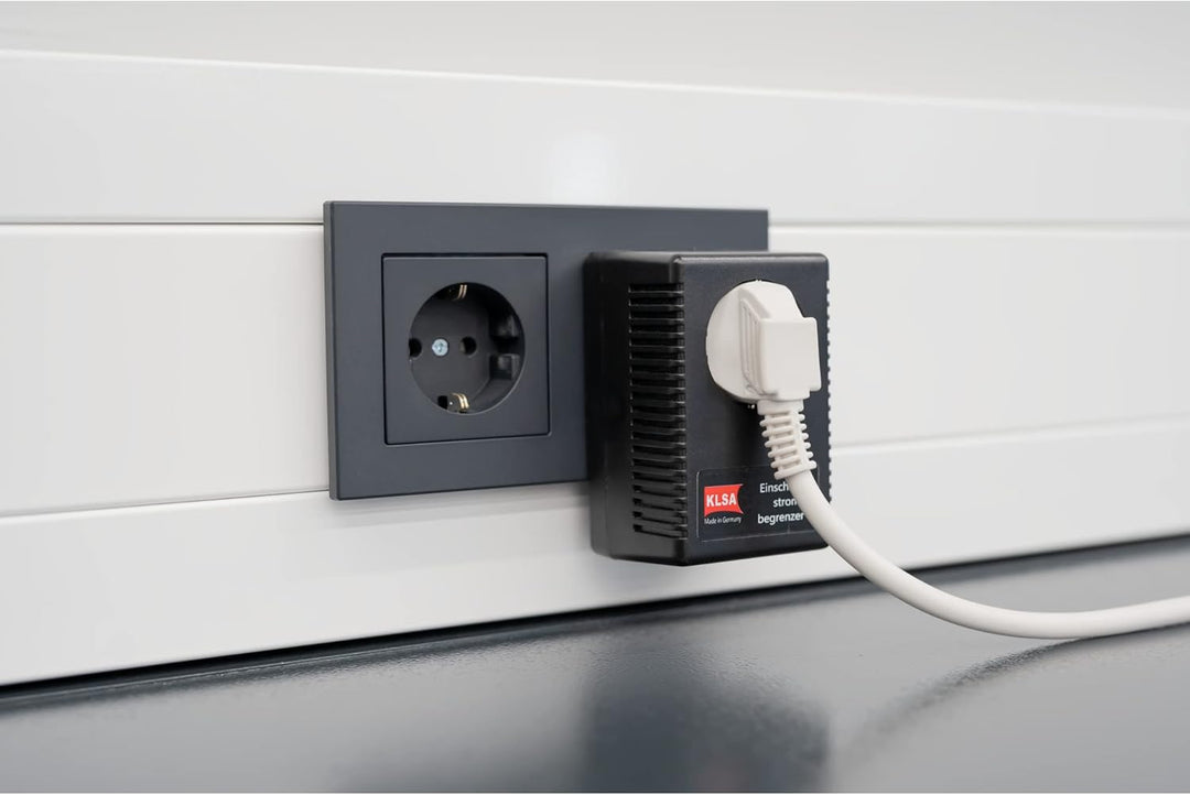 UNITEC Anlaufstrombegrenzer und Einschaltstrombegrenzer (230V ~/ 16A, Zwischenstecker, Strombegrenze