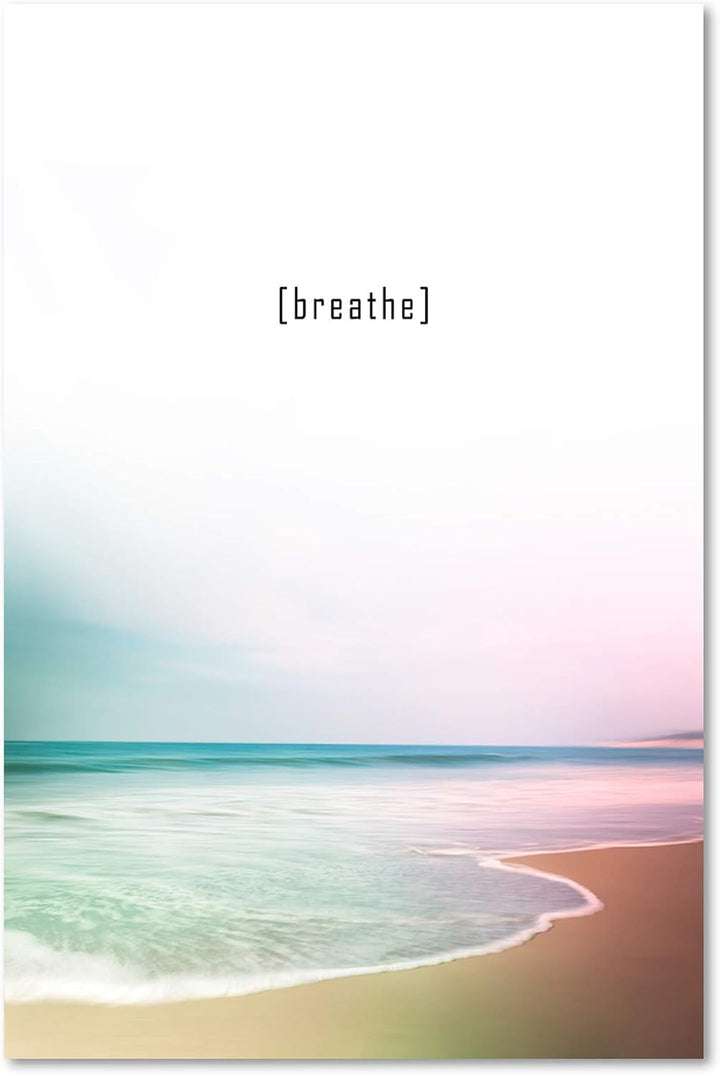 Feeby Leinwandbilder Abstrakt Bilder Kunstdruck Natur Strand Spruch Mehrfarbig 40x60 cm M_12088 40L