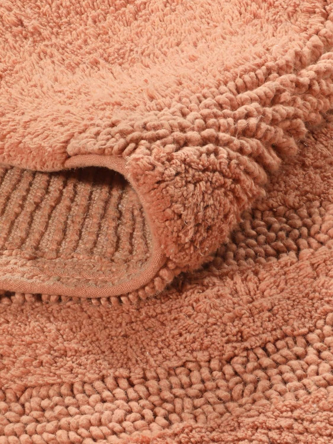 RugVista Badematte Breeze, ∅ 70 cm, Rund, Mittelflor, Anti-Rutsch, Moderner Badteppich, Maschinenwas
