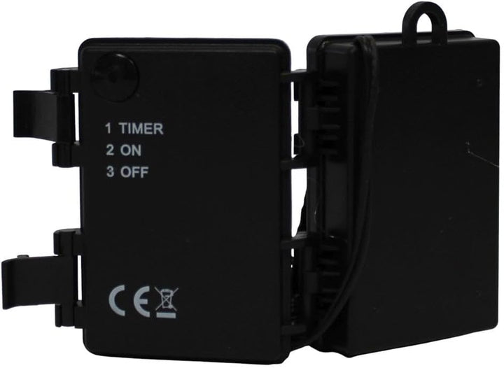 ZICOM Krippenzubehör Miniaturzubehör Batteriebox für 3X AA, ON/Off/Timer mit 3 LED, 4,5 Volt Kabellä