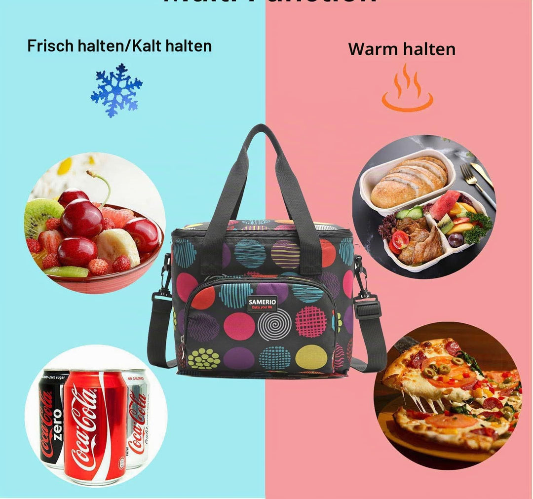 Kühltasche Erwachsene Picknicktasche Grosser Lunchtasche Isolierte Mittagessen Tasche Thermotasche K