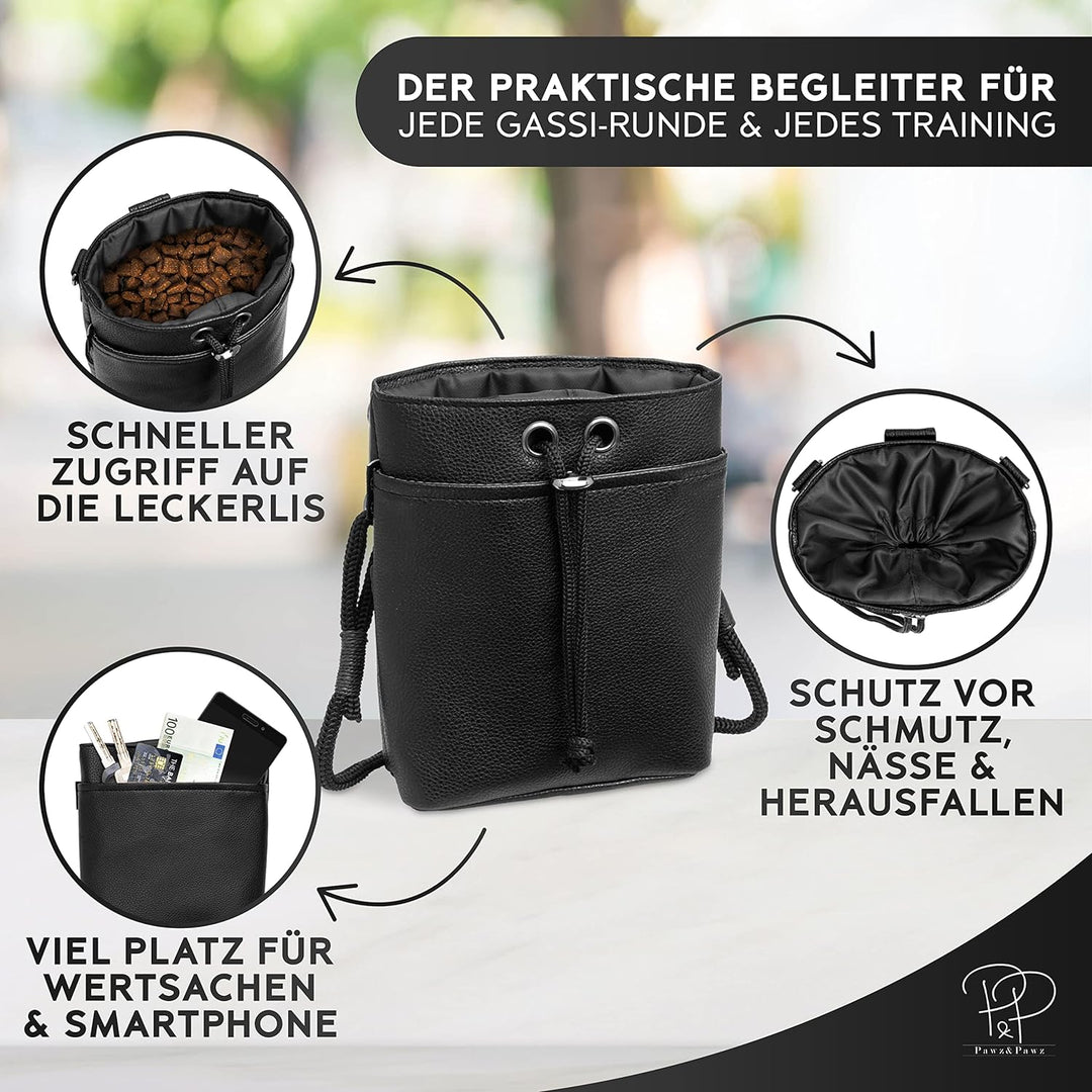 Pawz&Pawz Leckerlitasche für Hunde | Die stylische Wahl für Futterbeutel Hundetraining & Welpen-Erzi
