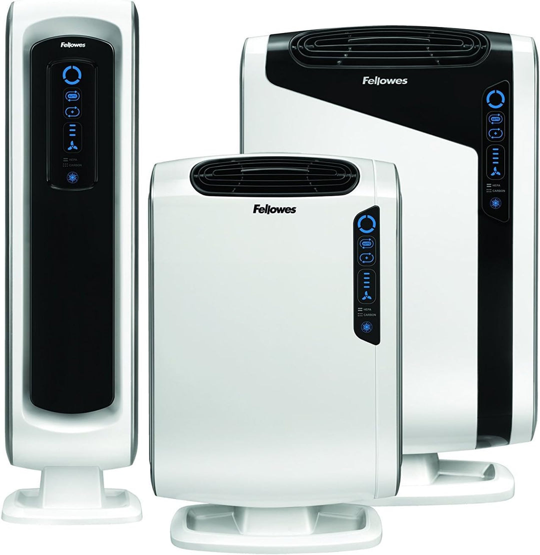 AeraMax HEPA Luftreiniger DX55 von Fellowes, für 8-12qm, 3-5 Luftwechsel/Std., True HEPA und Kohlefi