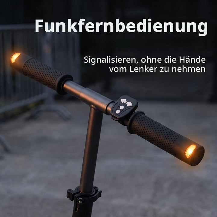 EasyByMall Elektroroller Lenkergriffe mit Blinker, links rechts Blinker für Xiaomi M365 Pro 1S Pro 2