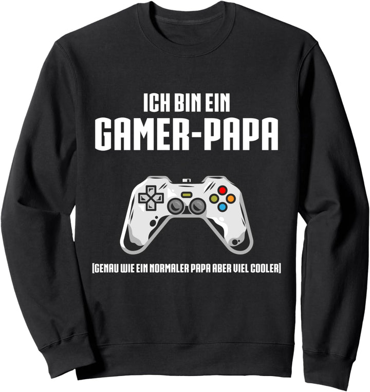 Gamer-Papa Spielen Lustiges Vatertag Geschenk-Idee Sweatshirt
