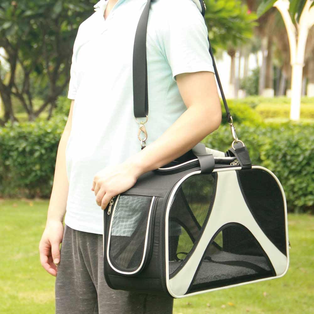 Nobby Tasche Swing Creme schwarz 46 x 22 x 30 cm