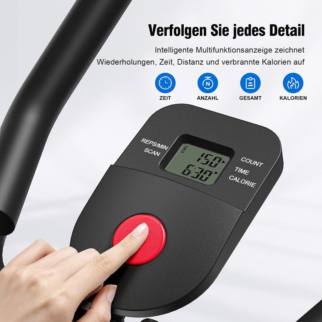 Bauchtrainer für Zuhause, Multifunktionale Trainingsgerät Klappbar für Ganzkörpertraining, Bauchmusk