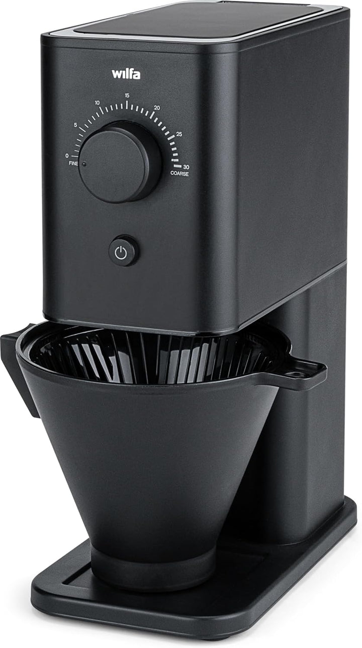 Wilfa ZENSE Kaffeemühle - 30 Mahlgrade - 40mm Edelstahl-Flachmahlwerk - Antistatik - luftdicht versc