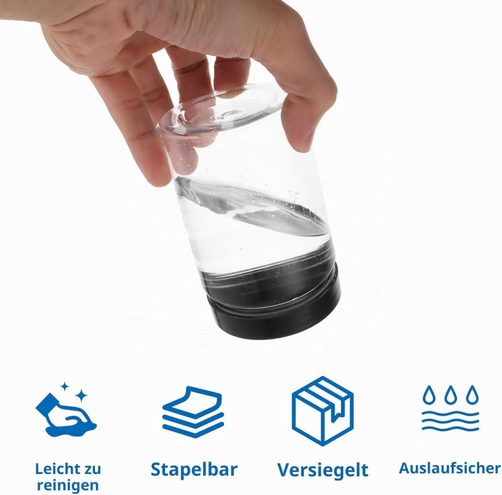 AKOLAFE 20er Set Vorratsdosen Set 290ml Luftdicht Plastikdosen mit Deckel BPA-Frei Aufbewahrungsdose