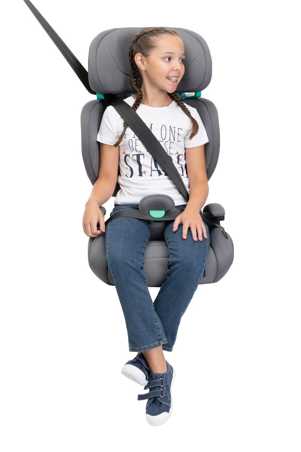 Chicco Quizy Lite i-Size, Kinderautositz 3-12 Jahre (100-150 cm), Gewicht 15-36 kg, einfach einzubau