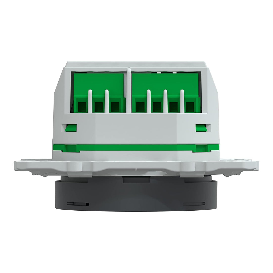 Schneider Electric - Wiser Odace Thermostat kabelgebunden – 2 A – Anthrazit – S540619
