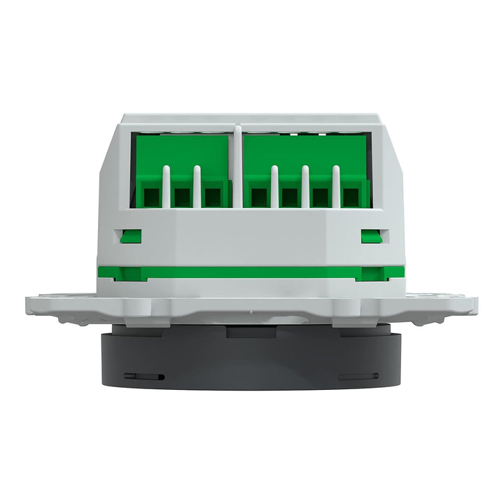 Schneider Electric - Wiser Odace Thermostat kabelgebunden – 2 A – Anthrazit – S540619