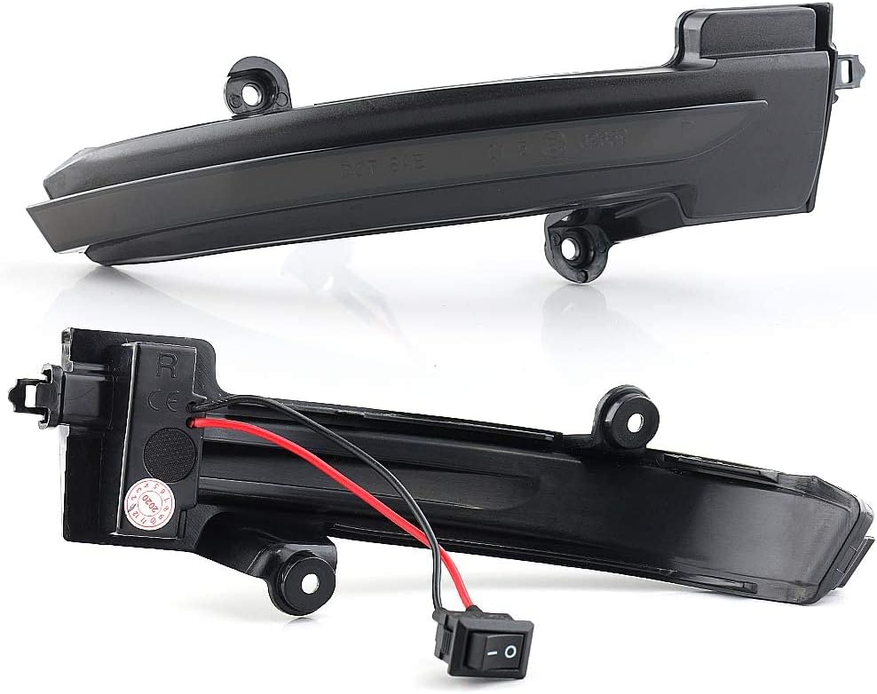 LIGHTDELUX Ersatz für LED Spiegelblinker Blinkleuchte Dynamisch Links Rechts Laufblinker mit Zulassu