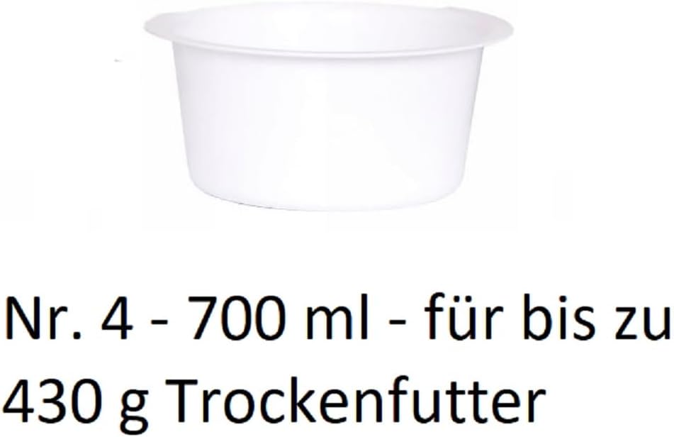 Napf Futternapf Fressnapf für Trockenfutterspender Futterautomat Hunde Katzen (Nr. 4-700 ml - für bi
