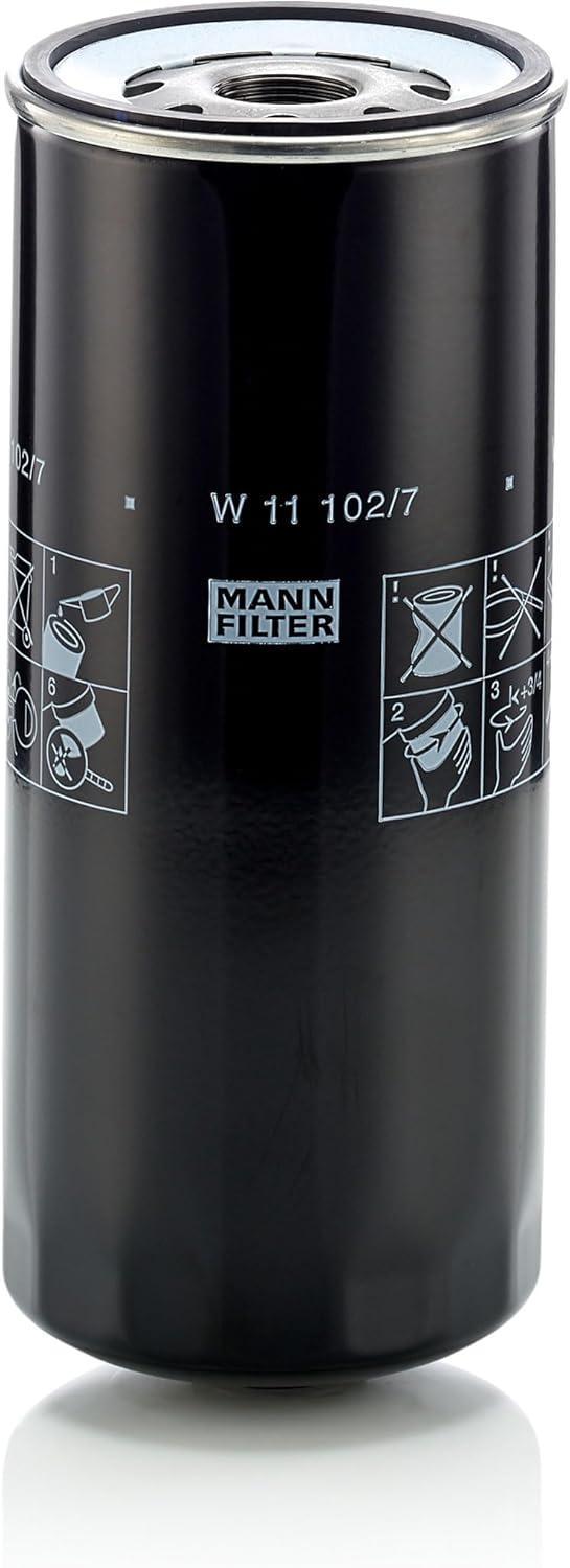 MANN-FILTER W 11 102/7 Ölfilter – Für PKW und Nutzfahrzeuge