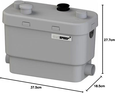 SFA 0026P Hebeanlage SANISPEED + - Durchsatz > 6000 L/h, Max. Förderdistanz vertikal x horizontal 7