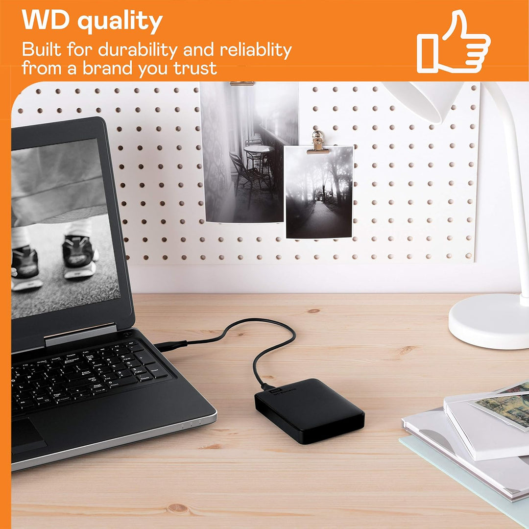 WD Elements Portable externe Festplatte 1 TB (mobiler Speicher, USB 3.0-Schnittstelle, Plug-and-Play