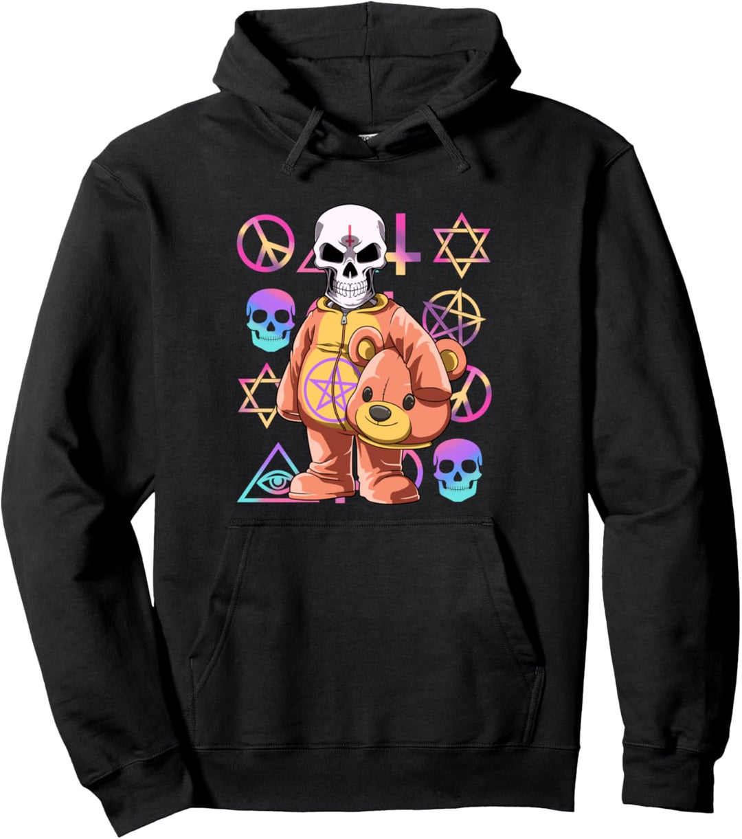 Dead Inside - Sarkastischer Pastell-Goth Pullover Hoodie