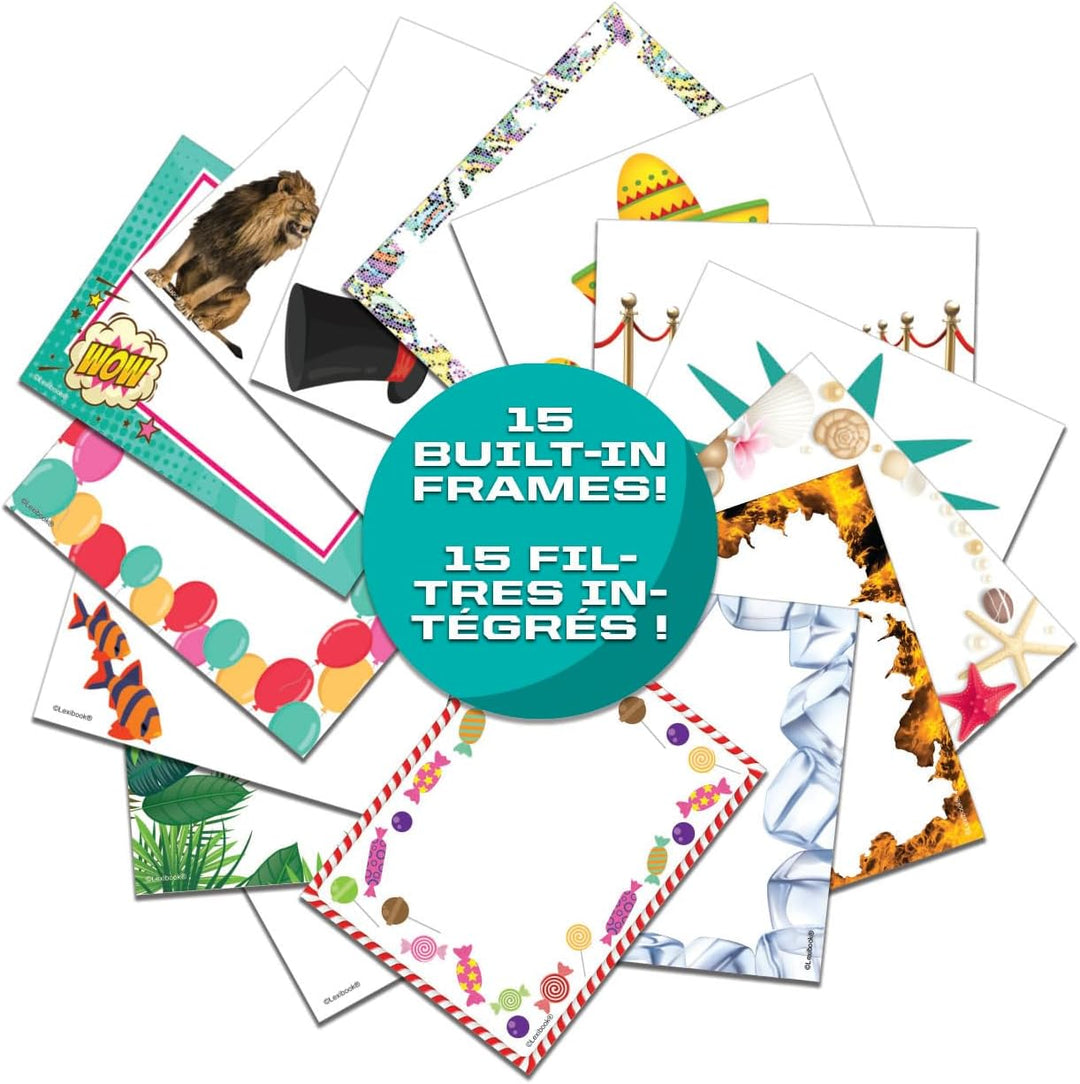 Lexibook - Kamera für Kinder, Foto, Video, Audio und Spiele – DJ080, Lexibook