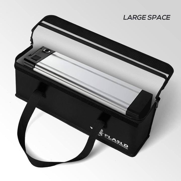 FLASLD 2-Pack E-Bike Akku Tasche feuerfeste sichere Ladetasche explosionssichere Lipo Akku Tasche gr