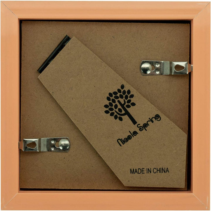 Nicola Spring 3D-Schattenbox-Fotorahmen - 10 x 10 cm (4 x 4 Zoll) - 2er-Pack - 3D-Fotorahmen aus dun