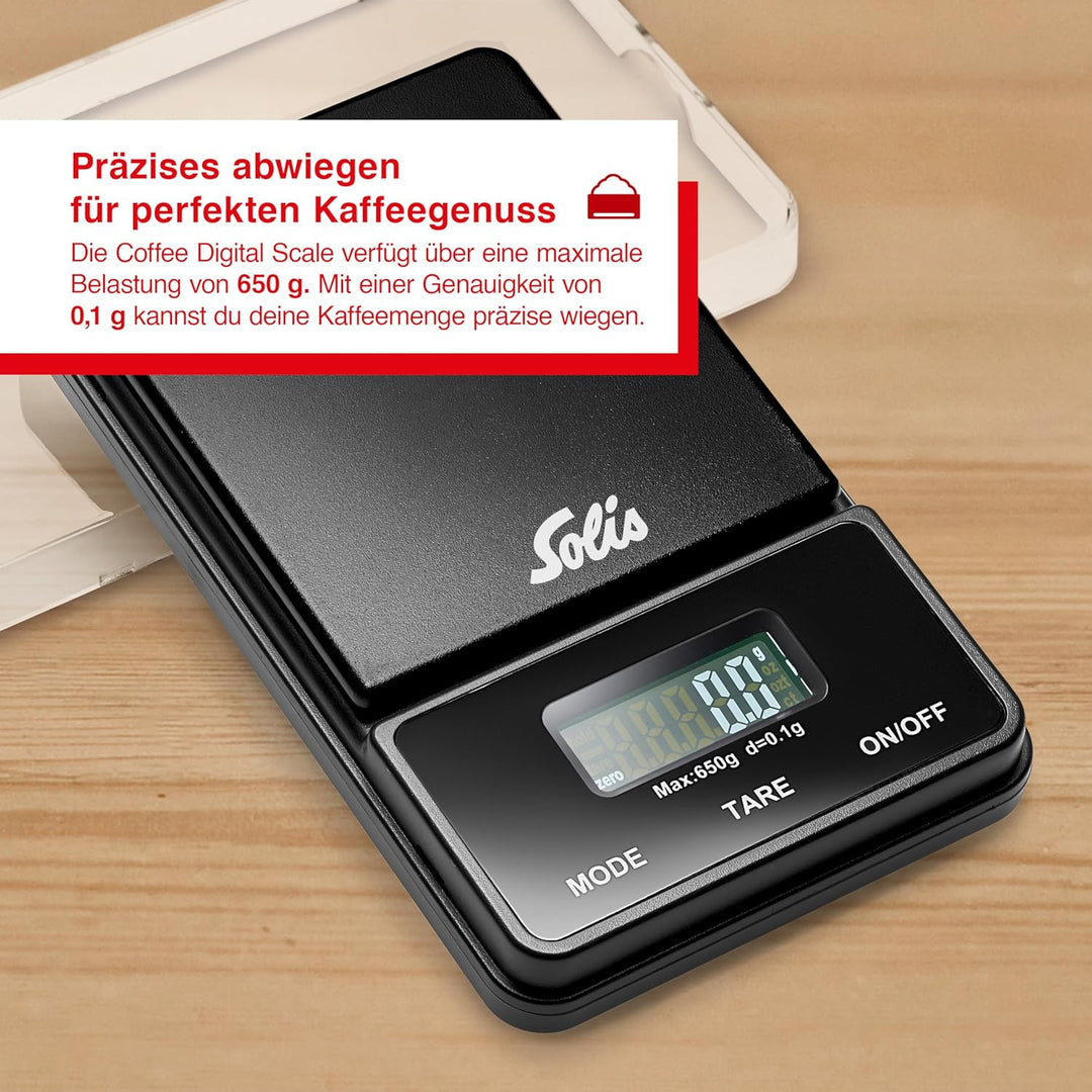 Solis Digital Pocket Scale 1030 Waage - Küchenwaage Digital - Feinwaage - Kompakte Küchenwaage / Esp