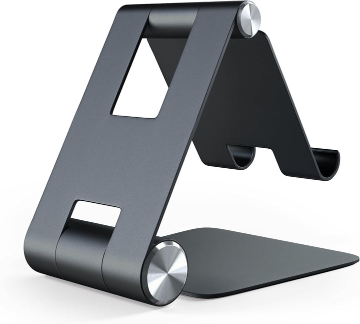 SATECHI R1 Faltbarer Tablet Ständer aus Aluminium, verstellbare & rutschfeste Handyhalterung für iPh