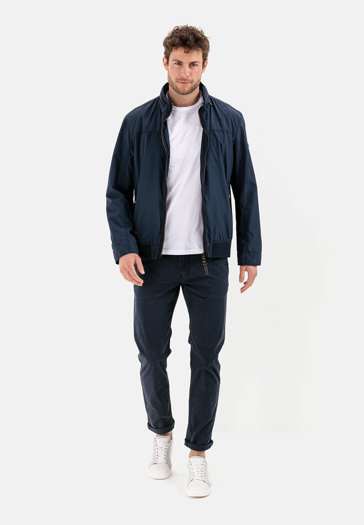 camel active Herren Slim Fit Chino 38W / 32L Dunkelblau, 38W / 32L Dunkelblau
