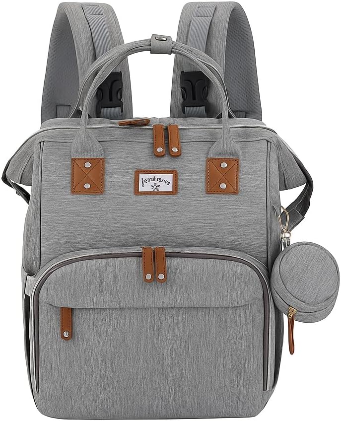 Generisch Wickeltasche Rucksack mit Wickelunterlage, wasserabweisend, mit isolierten Flaschenhaltern