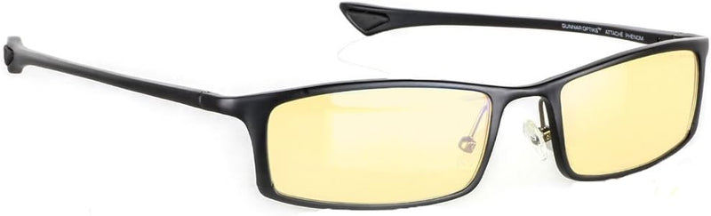 Gunnar Phenom Onyx Brille für Bildschirmstütze Schwarz Verpackung leicht zu öffnen - Schwarz, Verpac