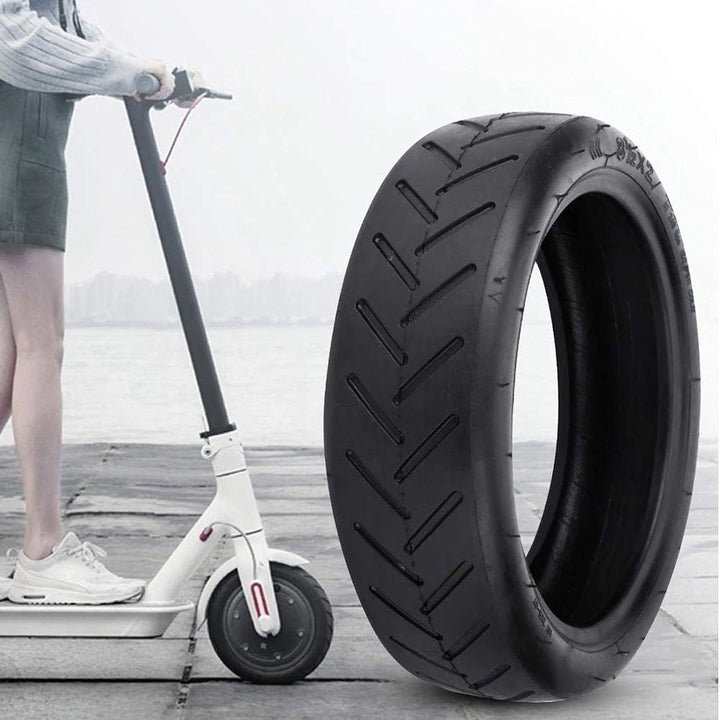8 1/2 Replacement Wheels Outer and Inner Tyres, Electric Scooter Rubber Tyres, Durable Anti-Slip Tyr