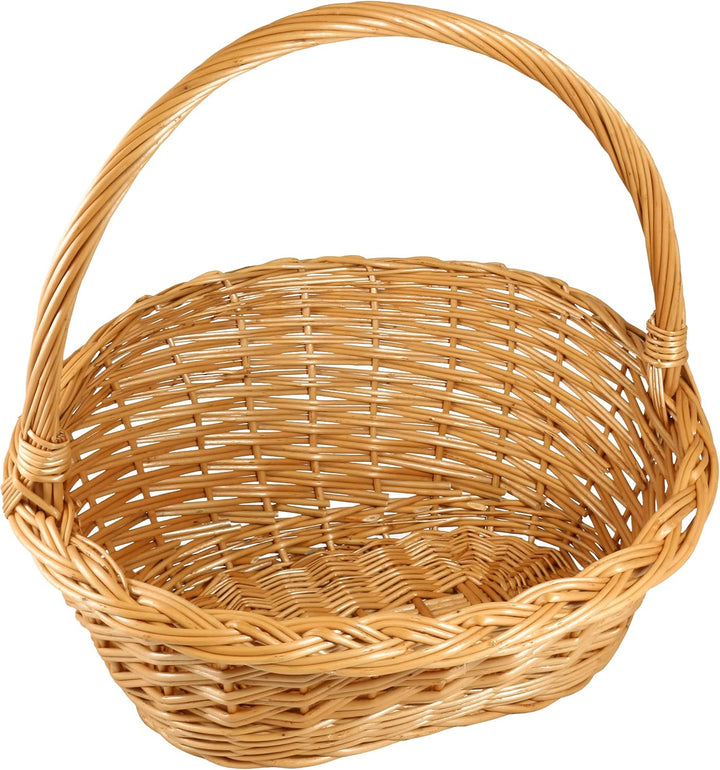 EDESMA Geschenkkorb Weidenkorb Präsentkorb/Grösse 2 (38 x 30 x 34 cm) 38 x 30 x 34 cm - Grösse 2