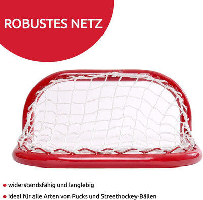 BASE – Streethockey Skill Goal 12“ 33x36x18cm, Outdoor-Tor, Tor für Hockeybälle & Pucks, Streethocke