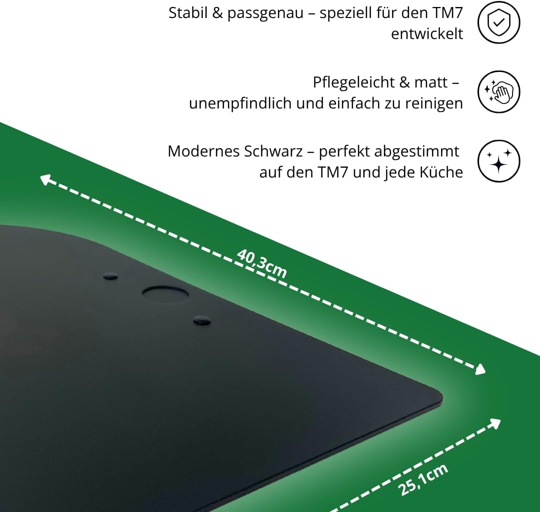 Premium Gleitbrett passend für den Thermomix TM7 - made in Germany - perfektes Zubehör passend für d