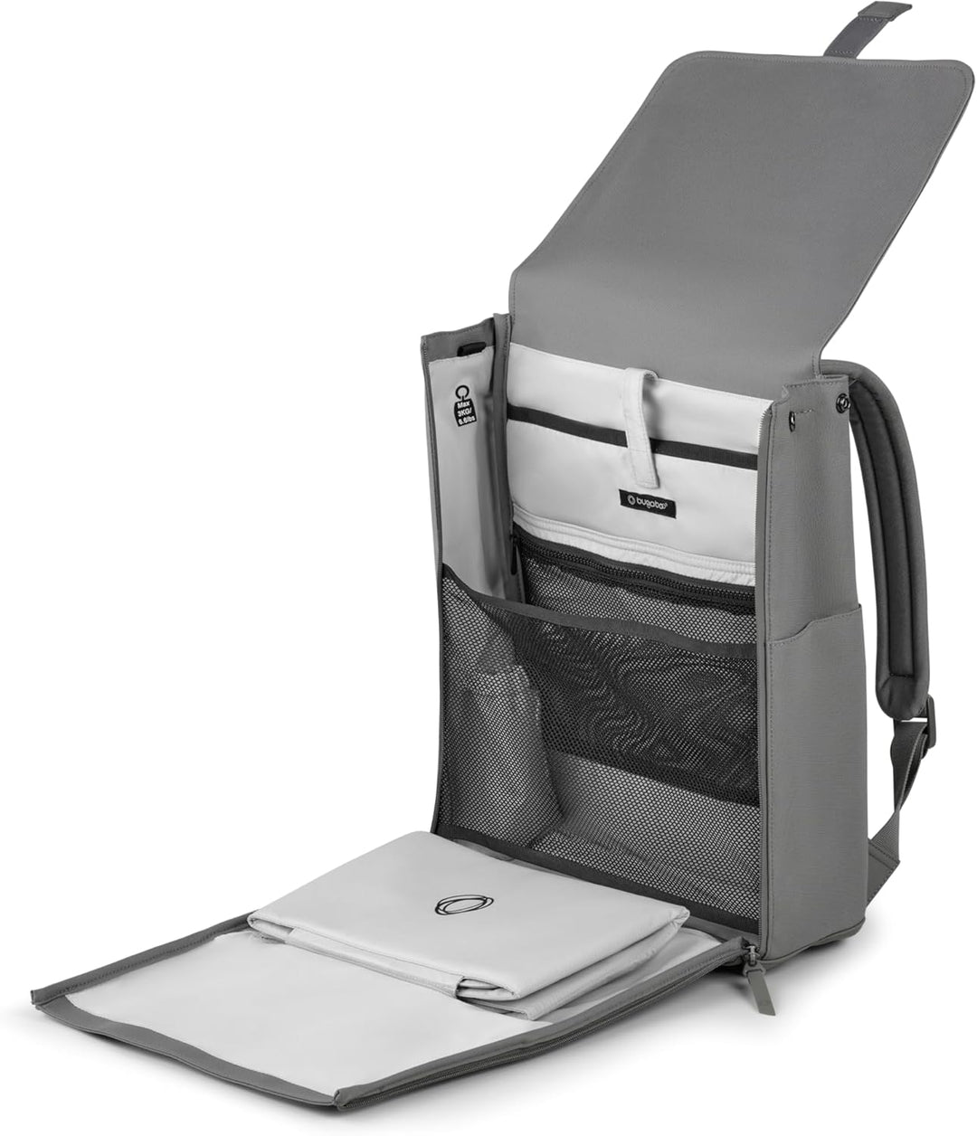 Bugaboo Wickelrucksack, Wasserabweisende Tasche aus nachhaltigem Material, Einfach zu reinigen, mit