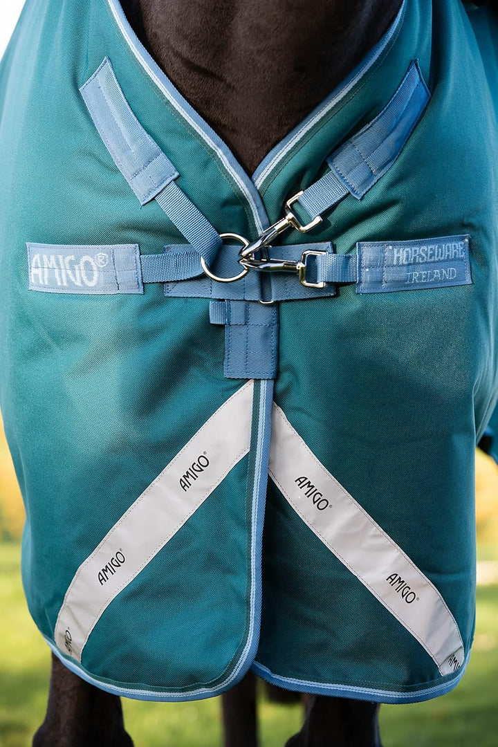 Horseware Amigo Bravo Turnout 12 Wug lite Storm Green Grösse wählbar 155, 155