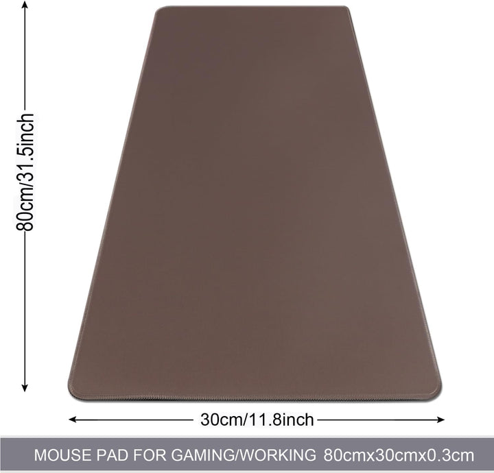 Gaming-Mausmatte,Hosimoln Large Mouse Pad Grösse 80x30CM Dicke3MM, Premium-strukturiertes rutschfest