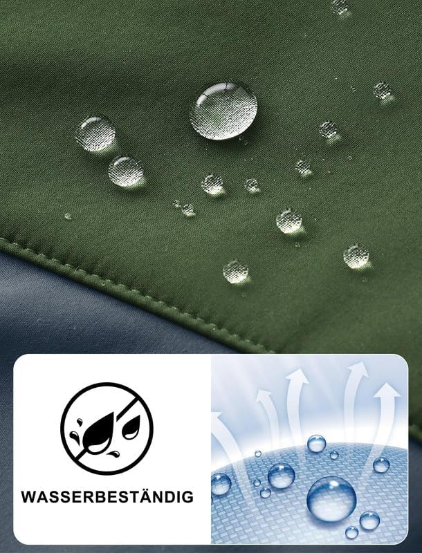 Zzkouine Kinder Softshellhose Schneehose Thermohose Hosen Jungen Mädchen Winterhose Outdoorhose Wand