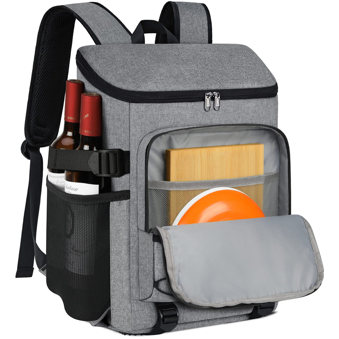 NUBILY Kühlrucksack 30L Wasserdichten Kühltasche Rucksack Gross Isolierte Kühltasche Thermo Lunchtas