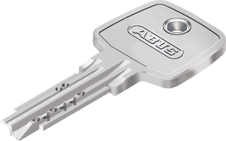 ABUS Tür-Zusatzschloss 7025 mit beidseitigem Zylinder, weiss, 53297, Weiss