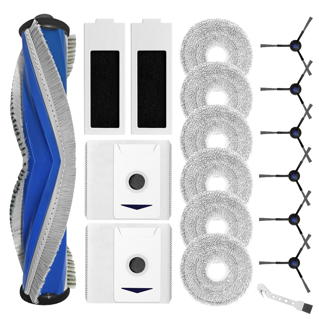 Zubehörset für ECOVACS DEEBOT T30 PRO OMNI, Ersatz für ECOVACS DEEBOT T30 OMNI Saugroboter, 1 Rollen