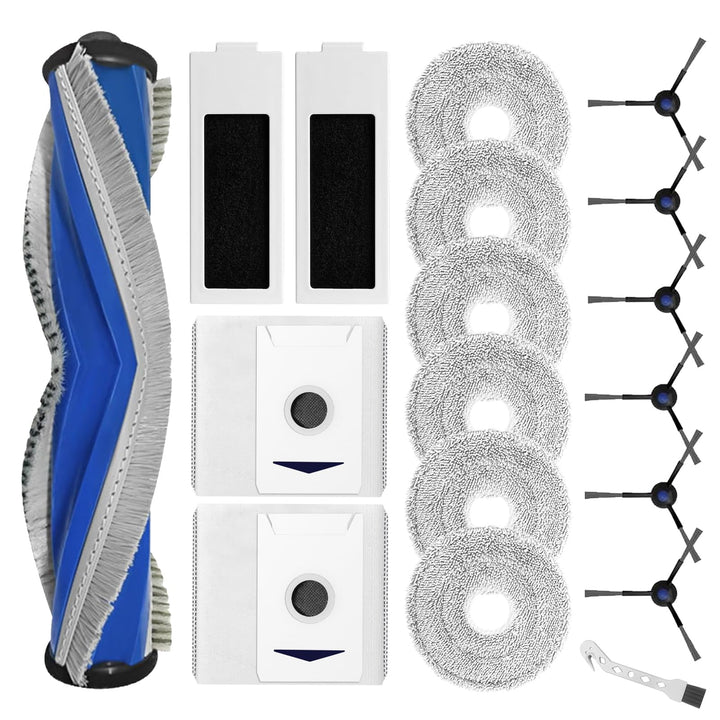 Zubehörset für ECOVACS DEEBOT T30 PRO OMNI, Ersatz für ECOVACS DEEBOT T30 OMNI Saugroboter, 1 Rollen