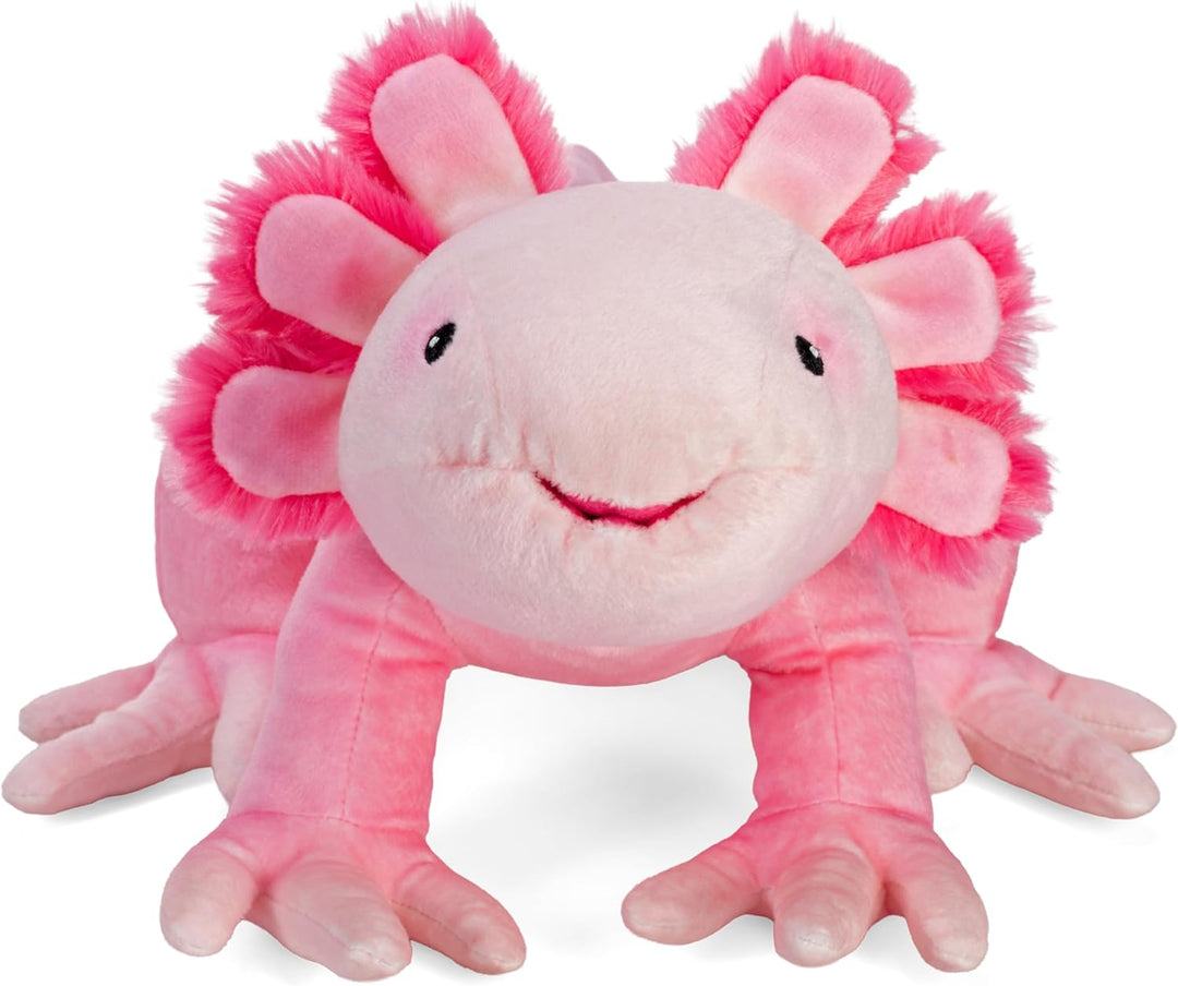 Wild Republic Cuddlekins Eco Axolotl, Plüschtier, 30 cm, Plüschspielzeug, umweltfreundlich