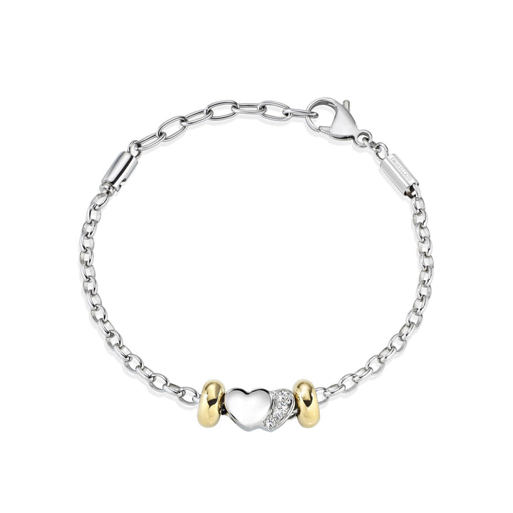 MORELLATO Damen-Armreif Drops Edelstahl Kristall weiss-SCZ714