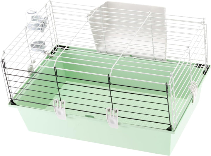 Ferplast Meerschweinchenkäfig, Kleintierkäfig, CAVIE 60 Kleintierzubehör inklusive, 58 x 38 x h 32 c