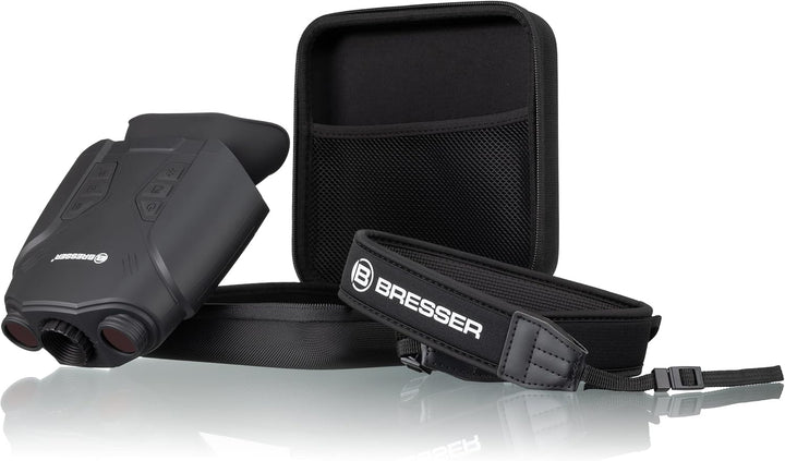 Bresser digitales Nachtsichtgerät Binokular 3X Nightlux 200 Pro mit digitalem Zoom (2-Fach), Infraro
