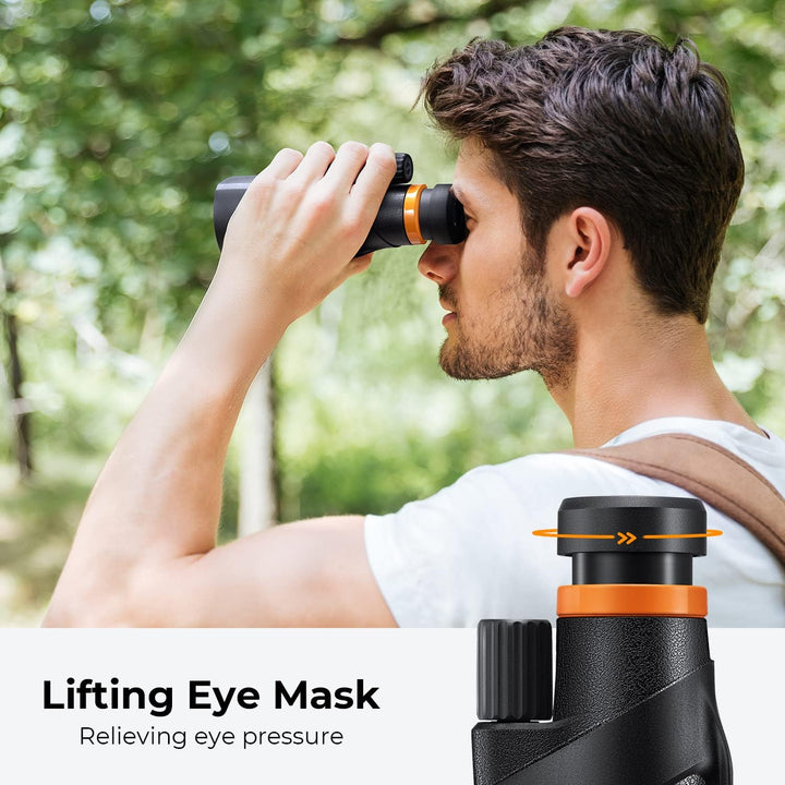 K&F Concept Monokular Teleskop 12x50 HD Handy Fernrohr Mit Arca-Schnittstelle für Vogelbeobachtung,