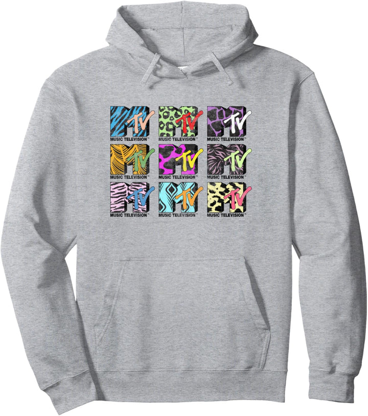 MTV 9 Logos of the Nineties Pullover Hoodie