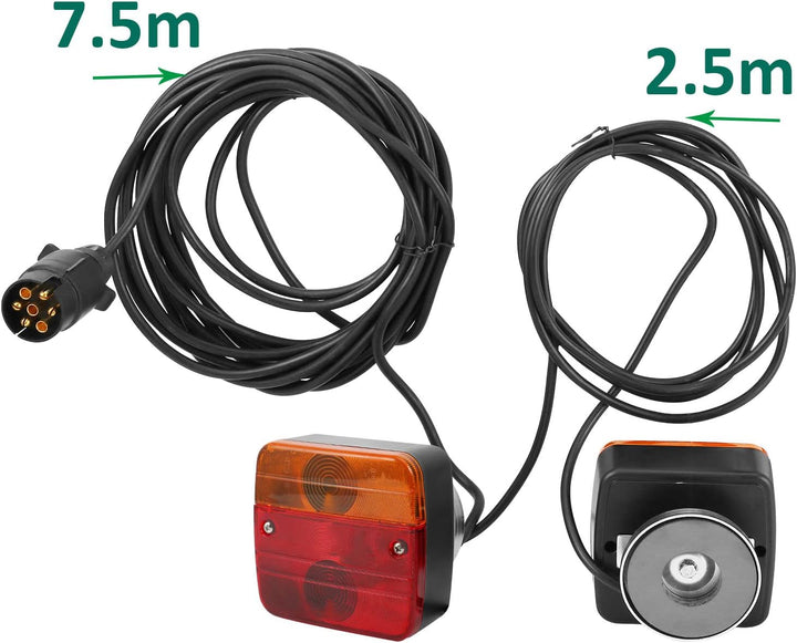 DARKGUARD Rückleuchten Anhänger mit Magneten Glühbirne 12v KFM, KFM